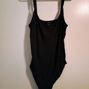 Forever 21 Classic Black Bodysuit